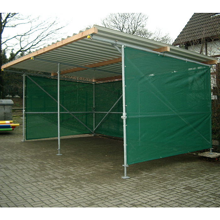 Weidezelt XXL 6 x 4 m mit stabilem Dach