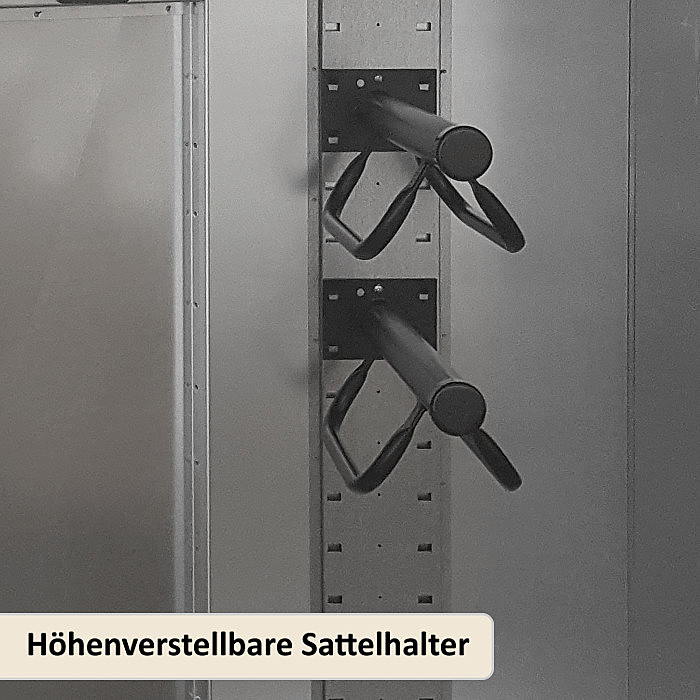 Sattelschrank - Westernsattelschrank, Höhe 150 cm