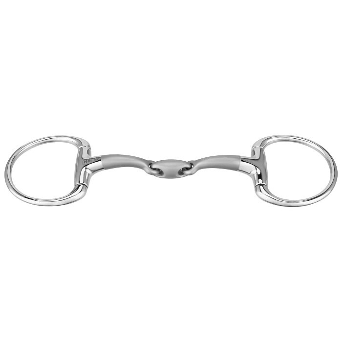 Sprenger Olivenkopfgebiss SATINOX doppelt gebrochen 14 mm Stärke