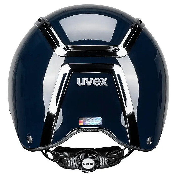 Uvex Reithelm exxeed shiny chrome
