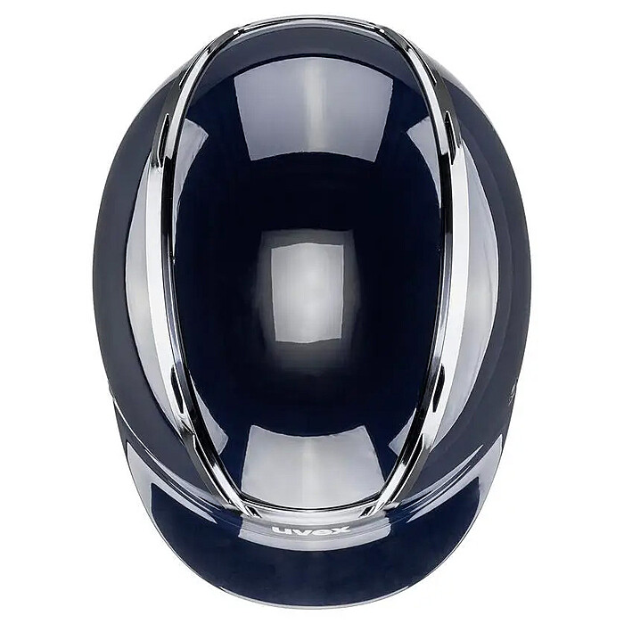 Uvex Reithelm exxeed shiny chrome