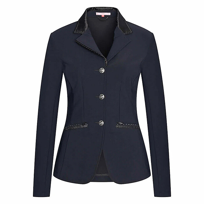 Turnierjacket IRH Vive Capone Damen L, Black Gun Metal