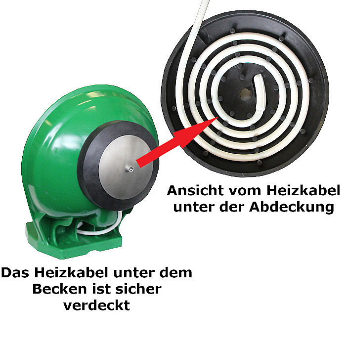 Frostsichere Tränke 24 Volt Suevia Mod. 12P-HK