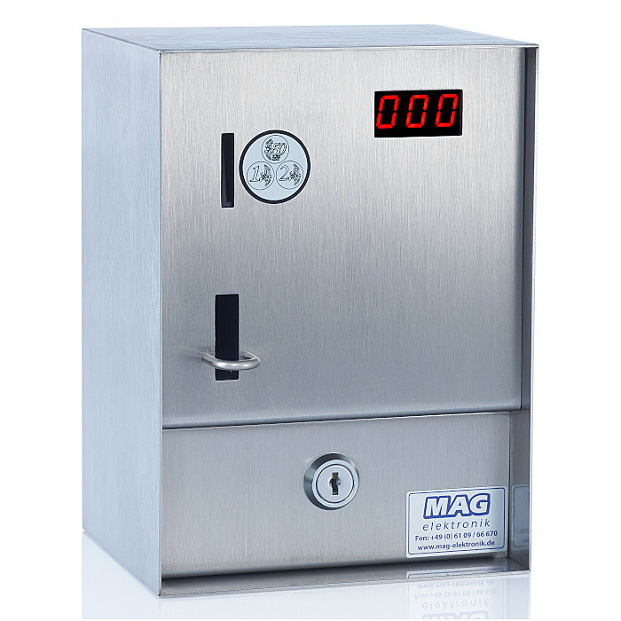 Münzautomat mit Display für Pferdesolarium