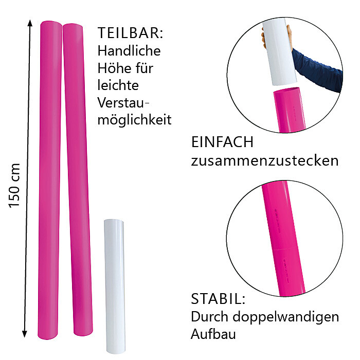 Hindernisstangen Paket Kunststoff