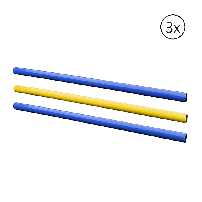 Hindernisstange Kunststoff 3er, 6er, 9er oder 12er Set