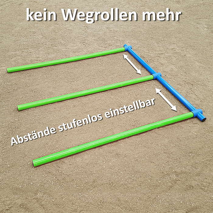 Wegrollsicheres Trabstangen-Set