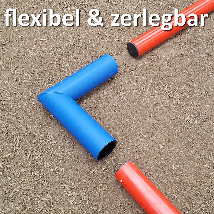 Stangen-L Gasse für Trail und Bodenarbeit