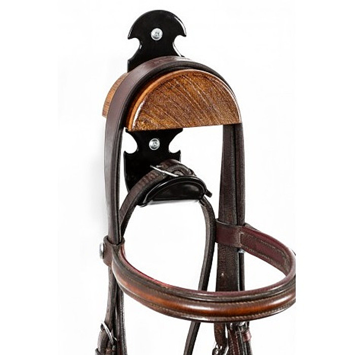 Gerätehalter Trensenhalter schwarz 6 Haken 60 cm von Stubbs Made in England 