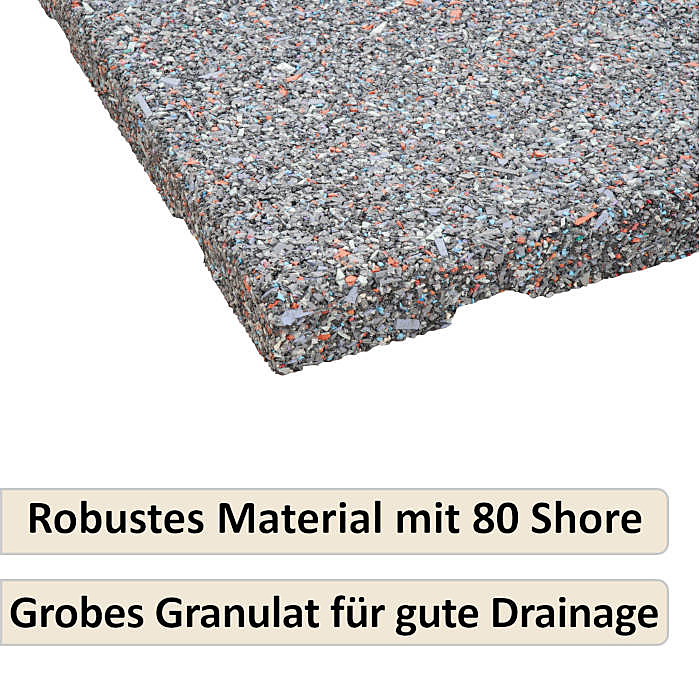 Gummimatte Rhino Strong aus Gummigranulat