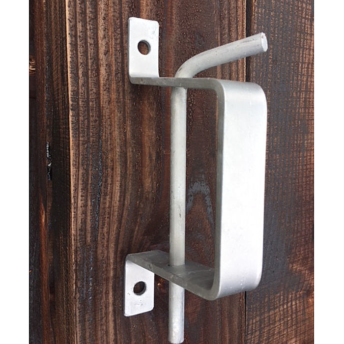 Schubstangenhalter Set für Rundholz 12 cm mit Sicherung