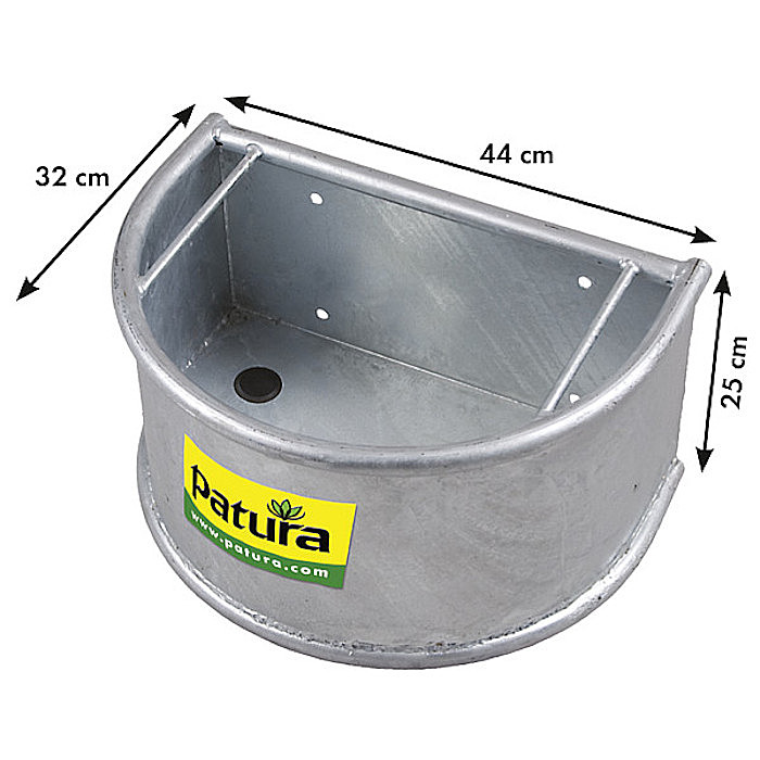 Patura Futtertrog verzinkt halbrund
