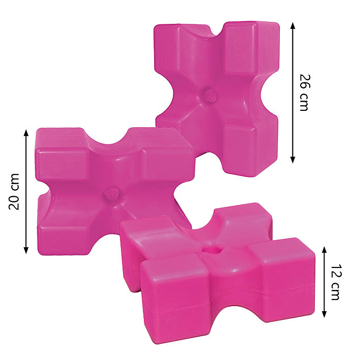 Minijumps Cavalettiblock 6er, 8er, 10er oder 12er Set