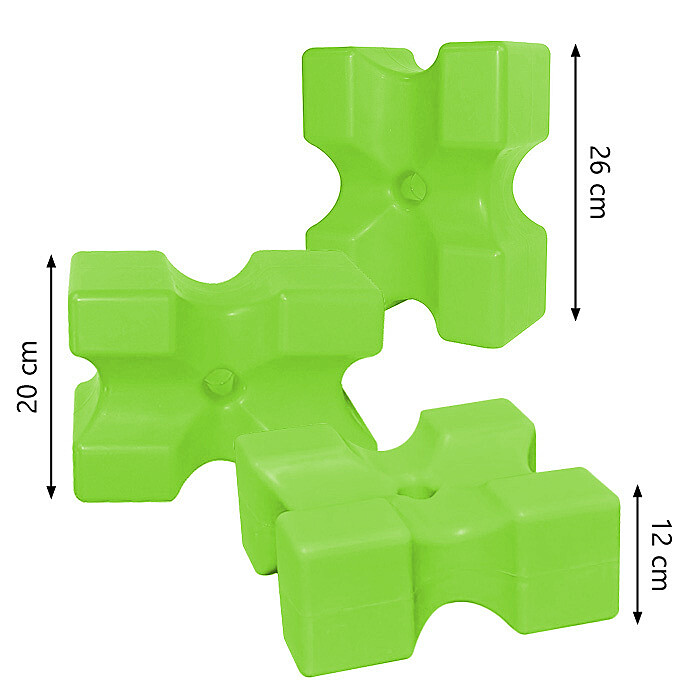 Minijumps Cavalettiblock 6er, 8er, 10er oder 12er Set