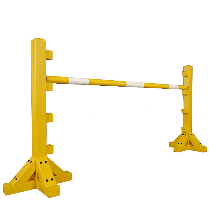 Hobby Horse Hindernis Gelb-Weiß