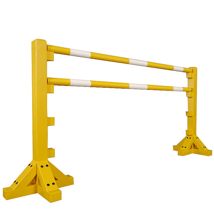 Hobby Horse Hindernis Gelb-Weiß