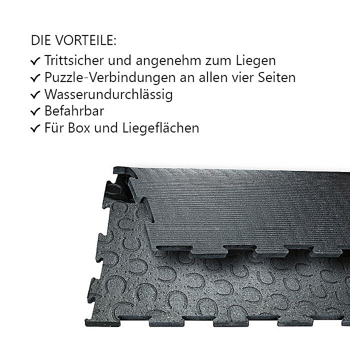 Gummimatte BELMONDO Stallmatte Basic