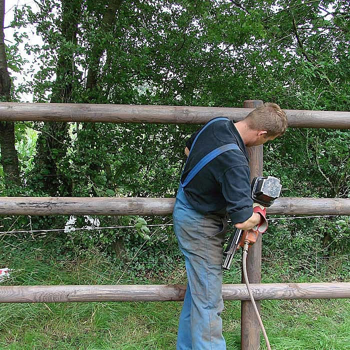 Bildergalerie Zaun Montage Halbriegel