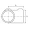 Rohrverbinder A2  90°-T-Verbinder kurz