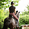  ABUS PIKEUR Reithelm AirLuxe Chrome - langer Schirm 