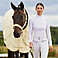 Eskadron Halfter Double Pin Glitter Mesh Platinum Pure 2023