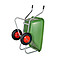 Schubkarre Big Ben 2-Rad 260 Liter