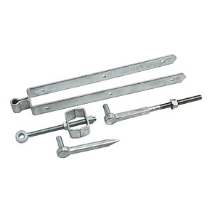 Toraufhängung Set lang - für Holztore ab 3 m