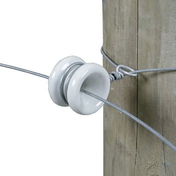 Patura Eckisolator Porzellan, 3 Stck