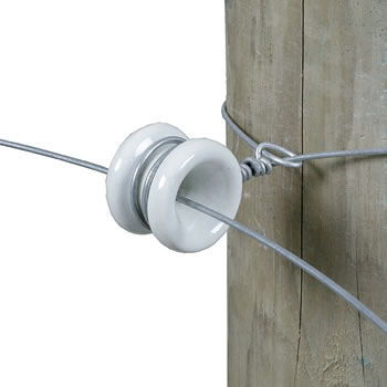 Patura Eckisolator Porzellan, 10 Stck