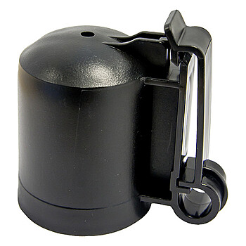 Patura Kappenisolator T-Pfosten, schwarz, 10 Stück