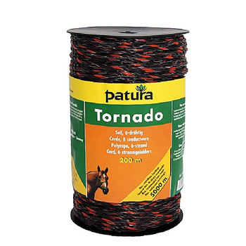 Patura Seil Tornado braun, 200 Meter