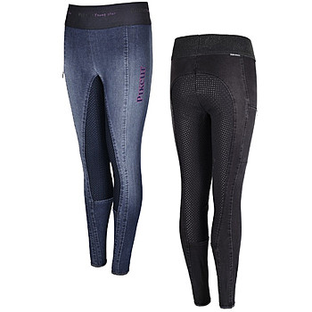 Pikeur Athleisure Grip Reitleggings Iona Jeans In Schwarz Hofmeister Pferdesport