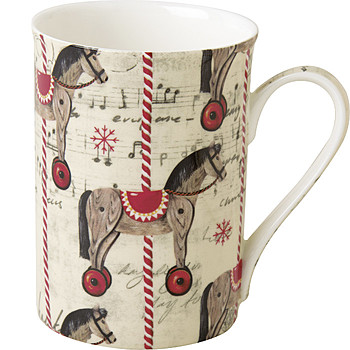 Porzellanbecher Carousel