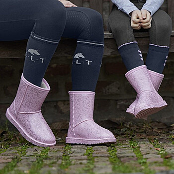 ELT Kinder Winterschuh Bootie Rainless Glitter
