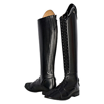 Reitstiefel IRHOlania Dressage Wide-Regular 38, 45/37 Schwarz-Lack-Crystal