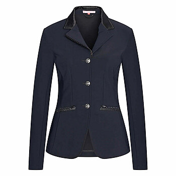 Turnierjacket IRH Vive Capone Damen L, Black Gun Metal