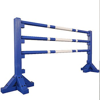 Hobby Horse Hindernis blau-weiß